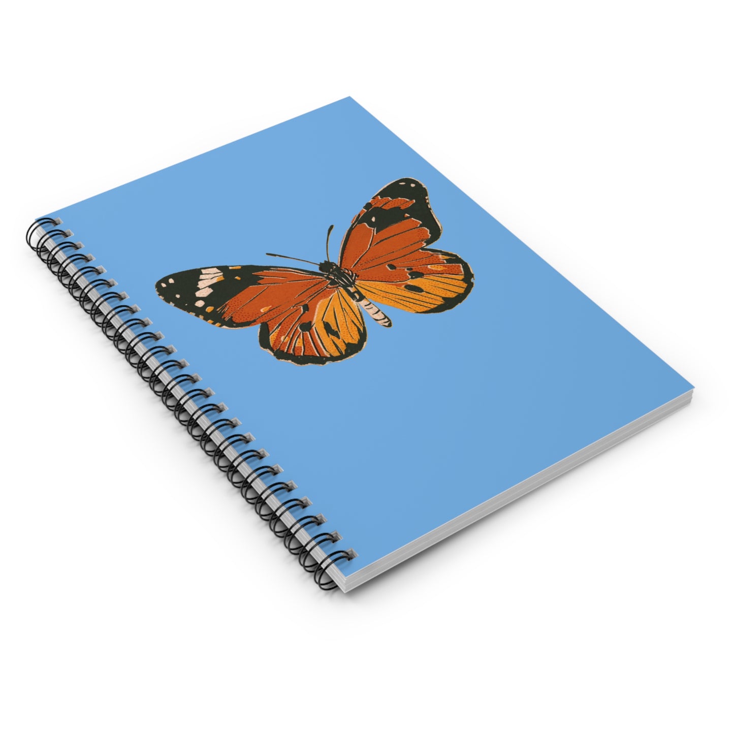 Breathe in Color Butterfly Spiral Notebook