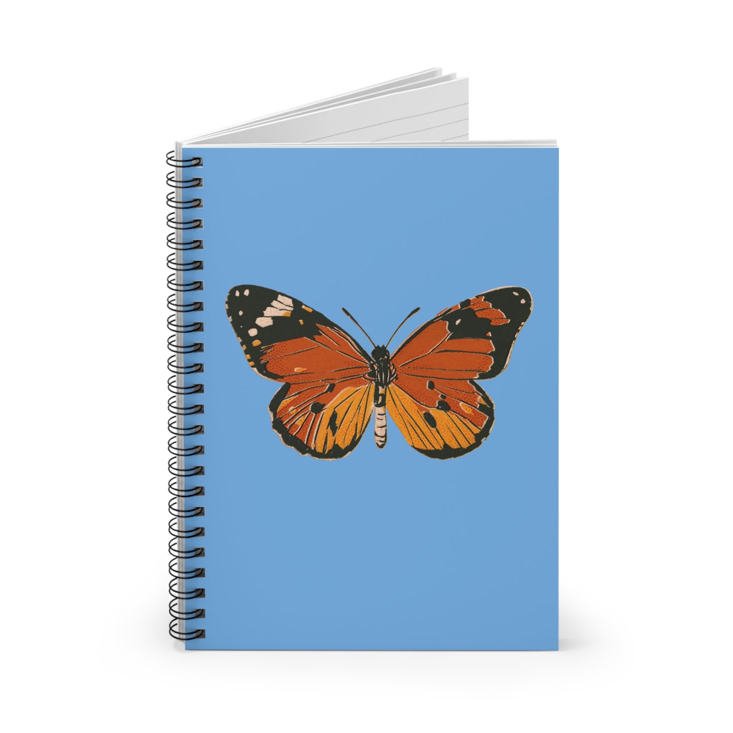 Breathe in Color Butterfly Spiral Notebook