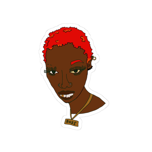 Hot Girl Feminist Sticker