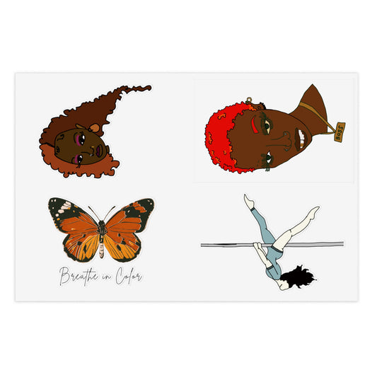 Breathe in Color Variety Sticker Pack Sheet