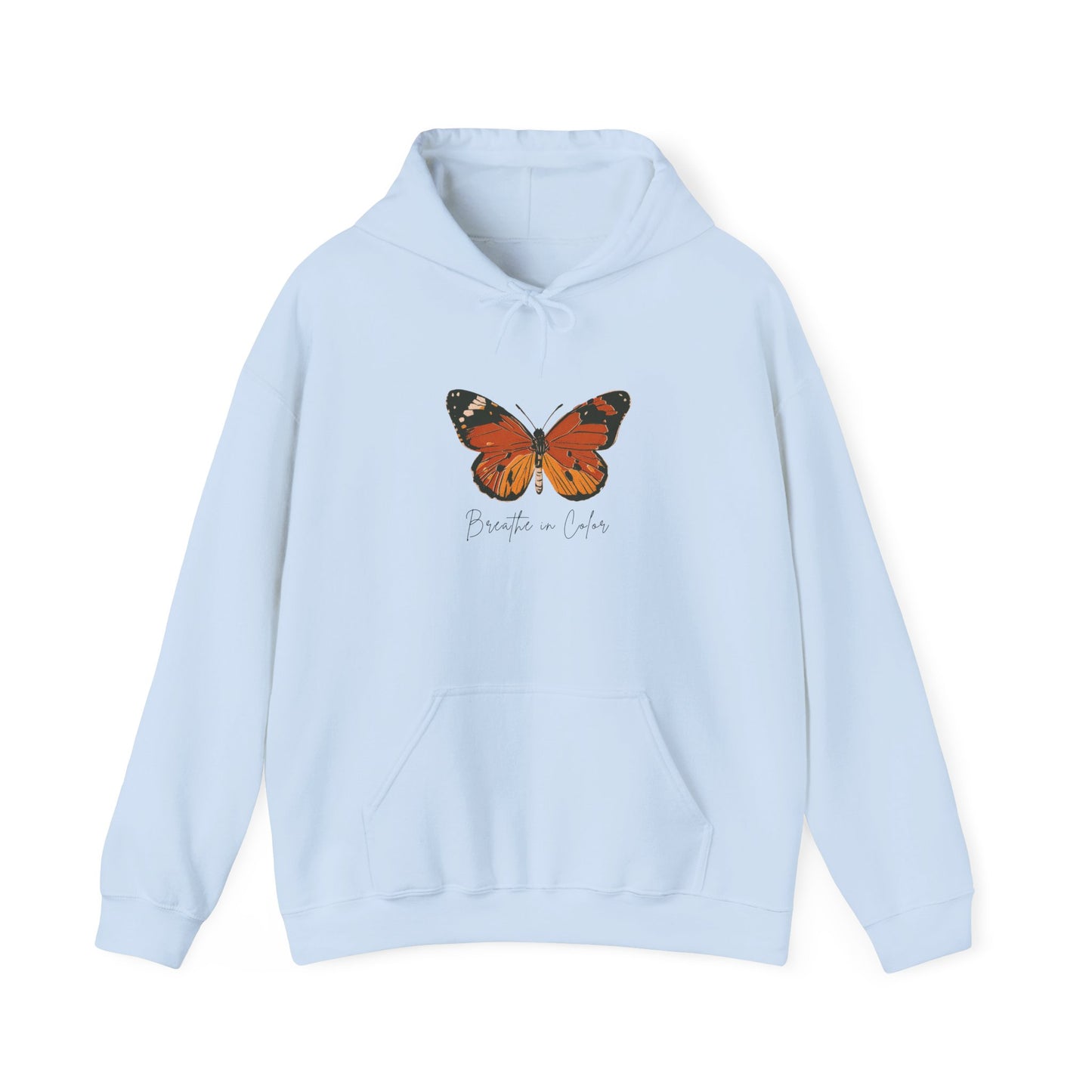 Breathe in Color Butterfly Logo Hoodies