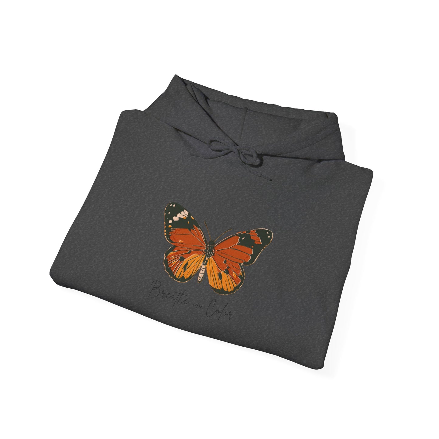 Breathe in Color Butterfly Logo Hoodies