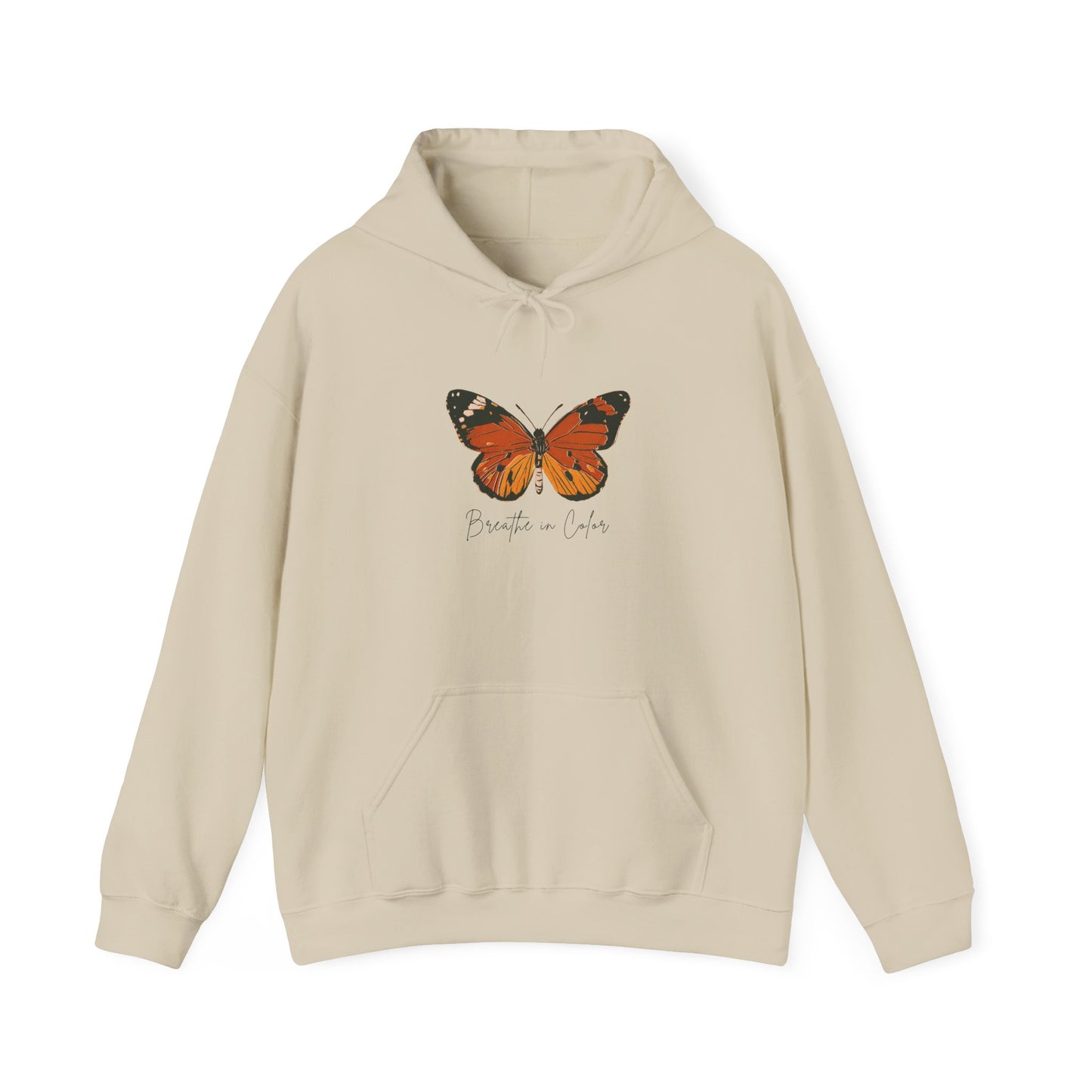 Breathe in Color Butterfly Logo Hoodies