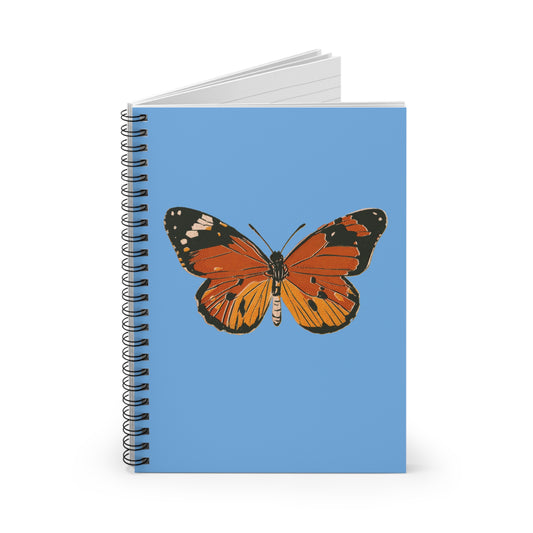 Breathe in Color Butterfly Spiral Notebook