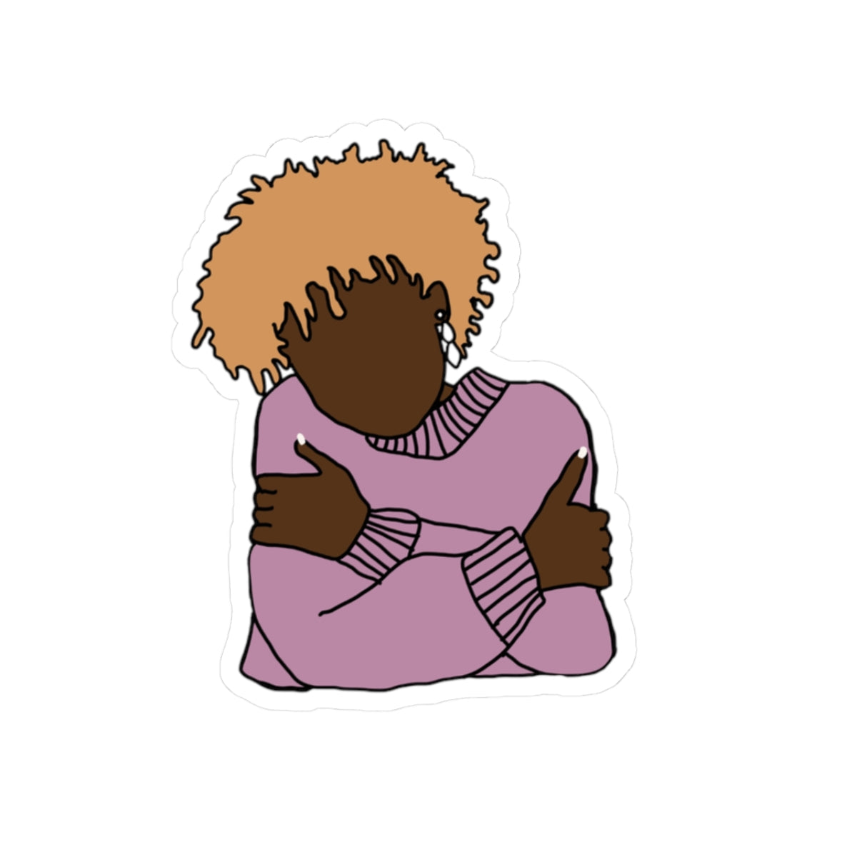 Give Yourself a Hug Sticker
