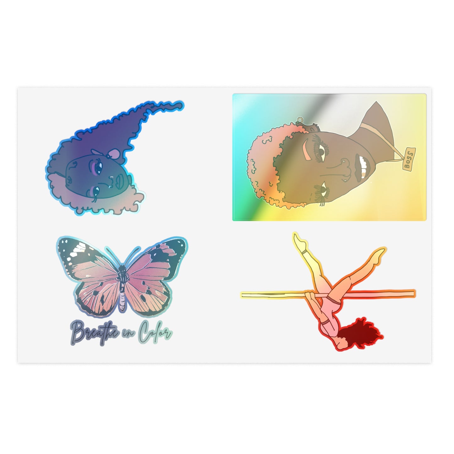 Breathe in Color Variety Sticker Pack Sheet