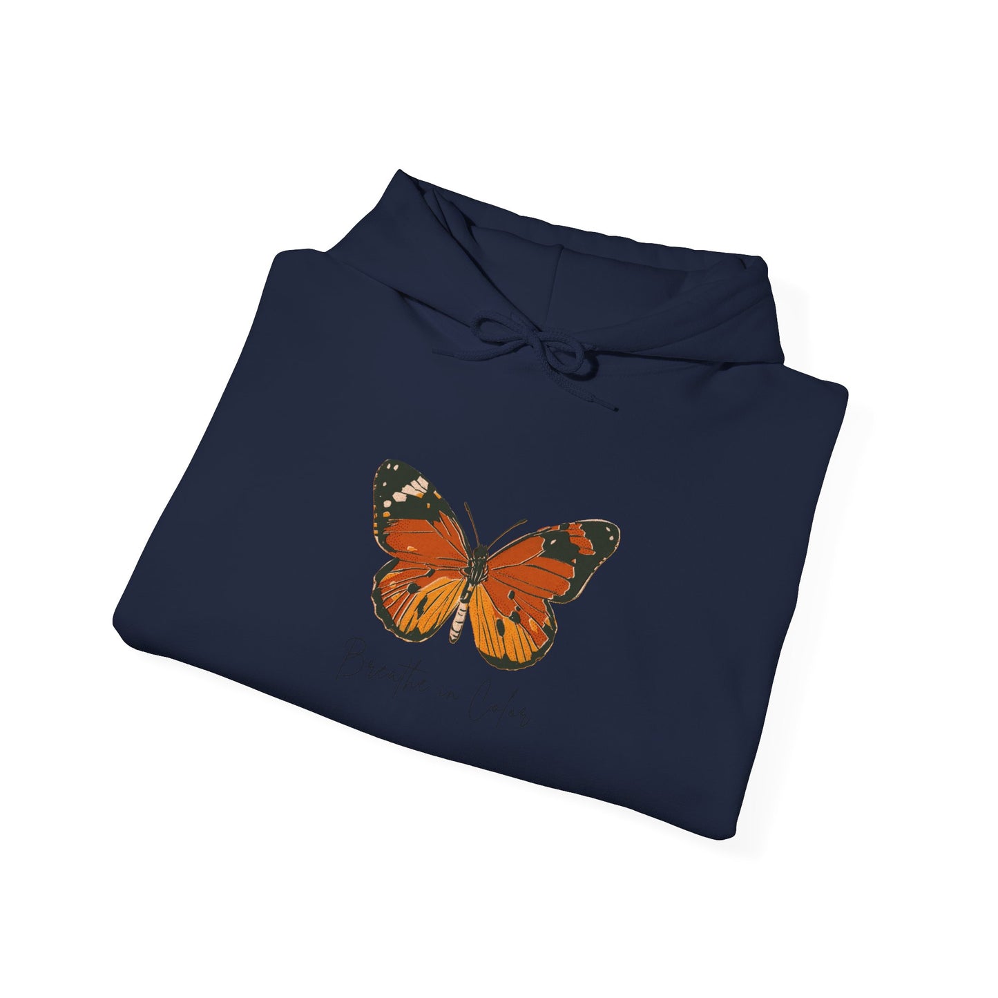 Breathe in Color Butterfly Logo Hoodies