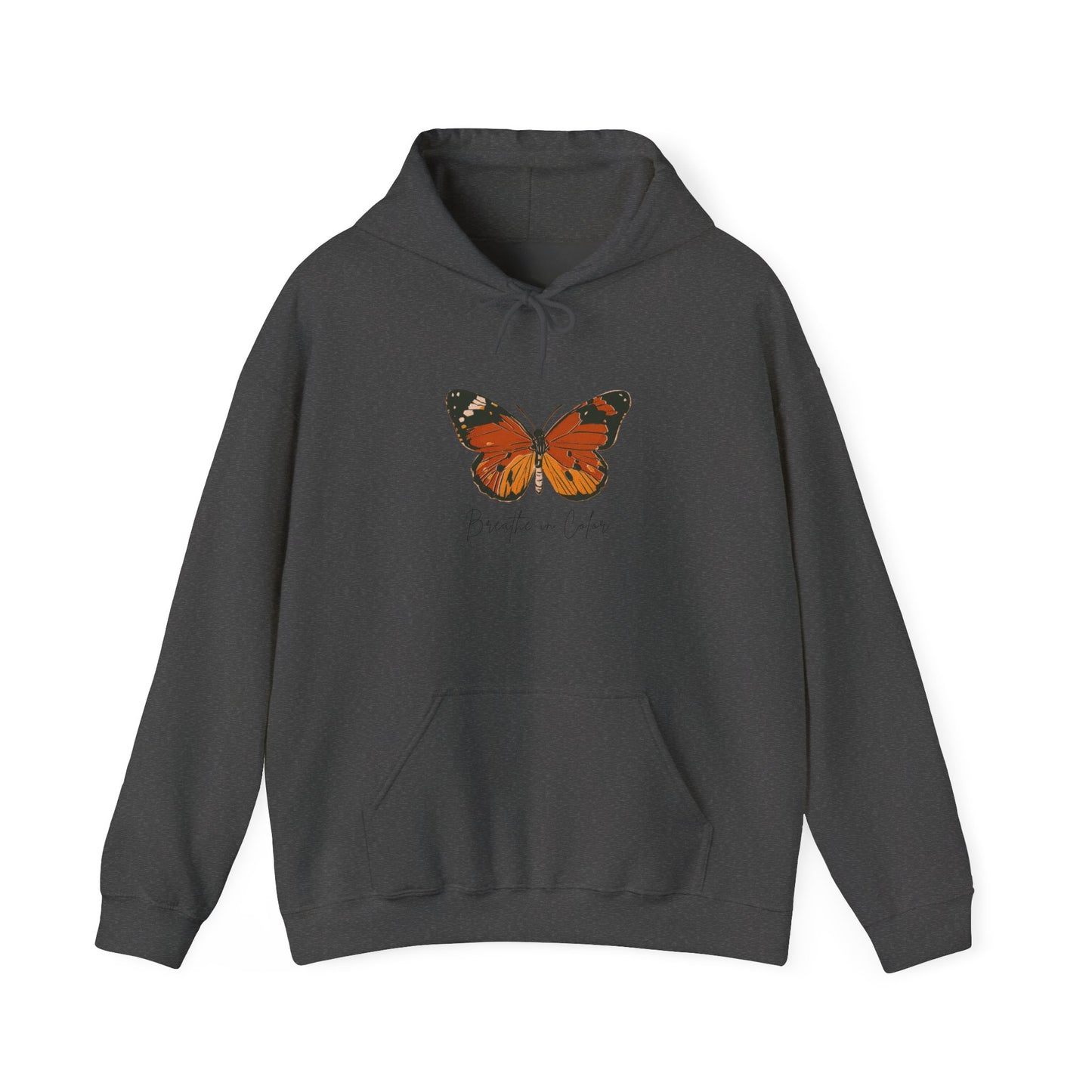 Breathe in Color Butterfly Logo Hoodies