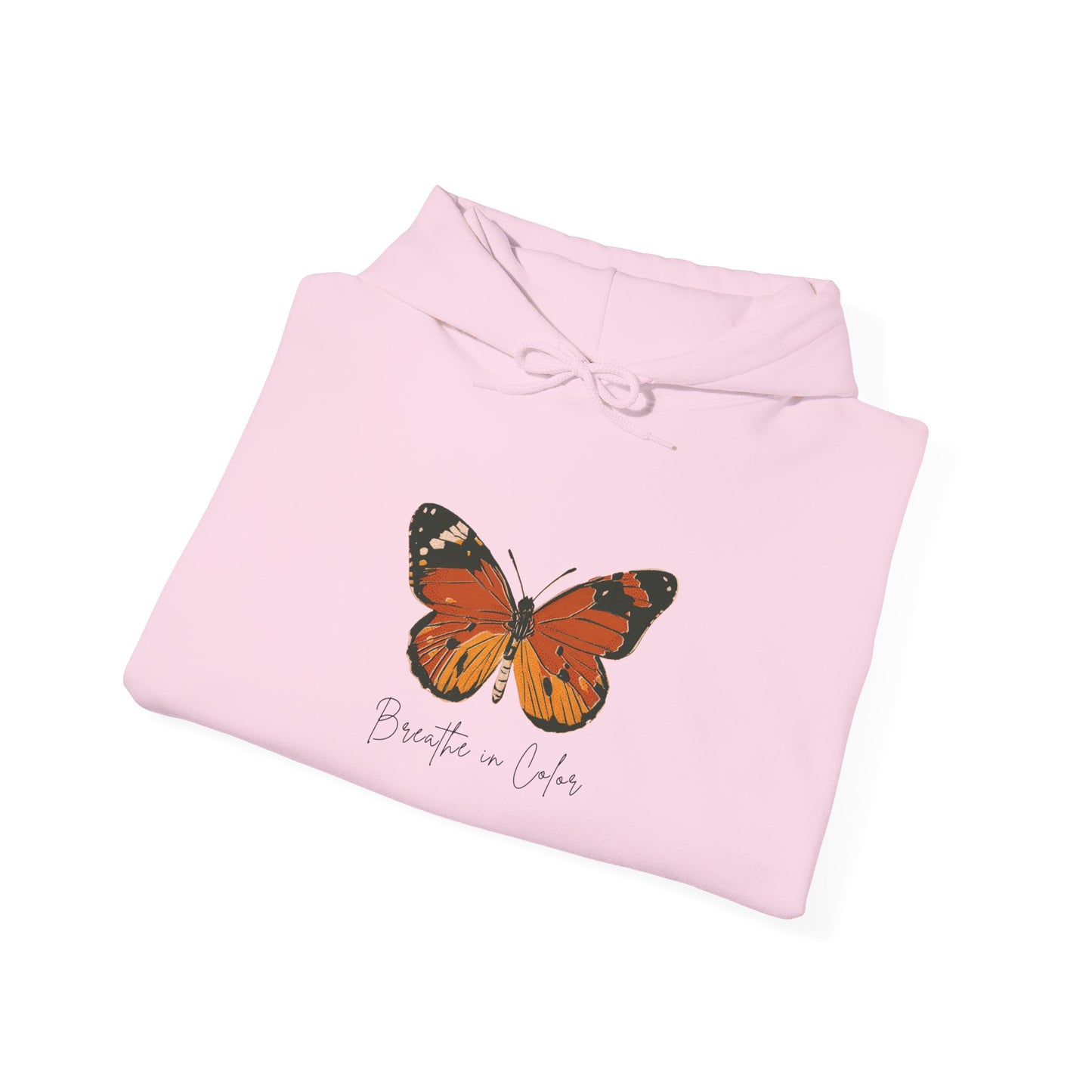 Breathe in Color Butterfly Logo Hoodies