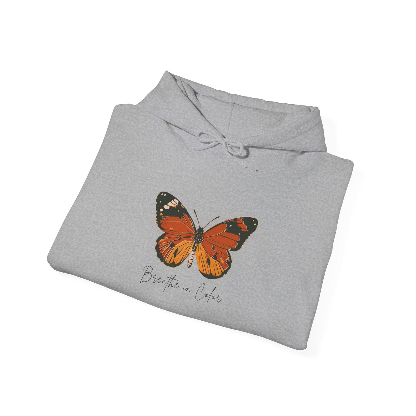 Breathe in Color Butterfly Logo Hoodies