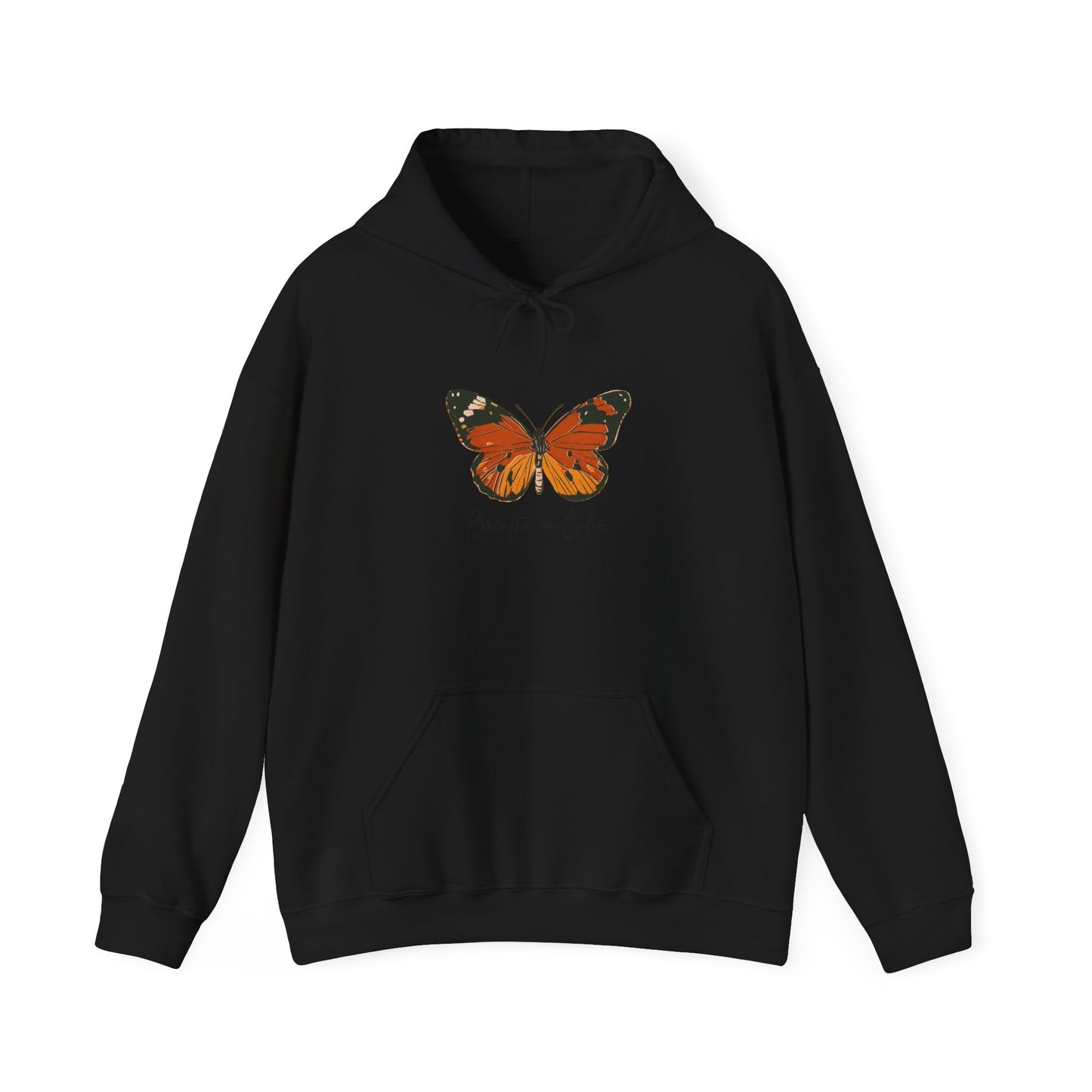 Breathe in Color Butterfly Logo Hoodies