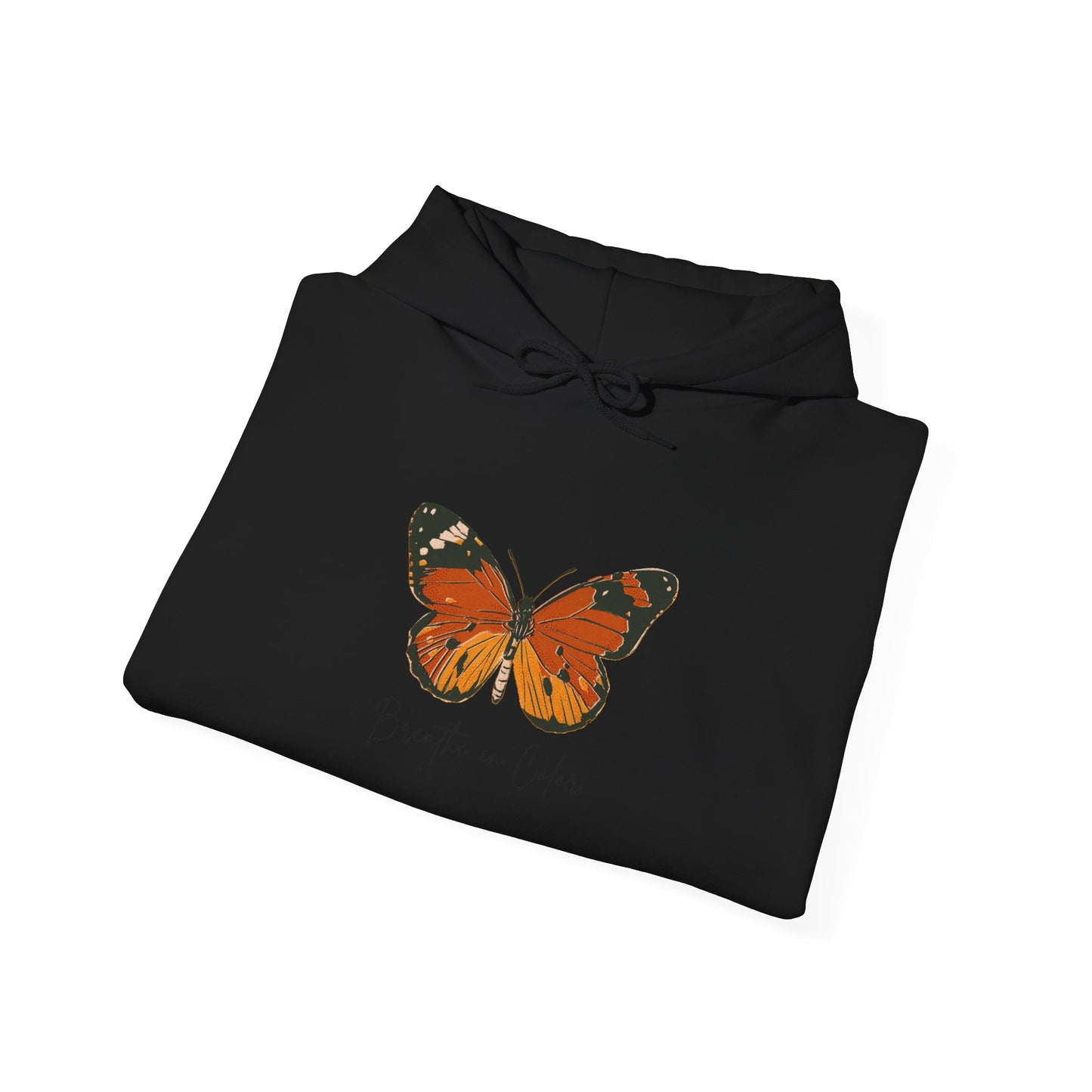 Breathe in Color Butterfly Logo Hoodies