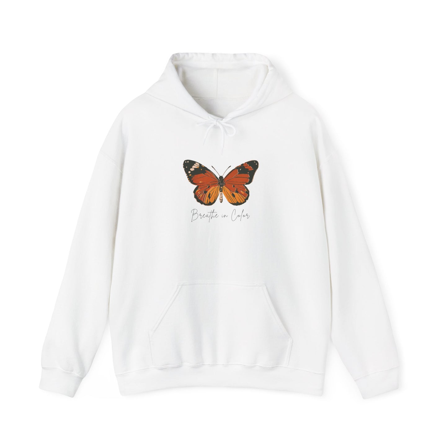 Breathe in Color Butterfly Logo Hoodies