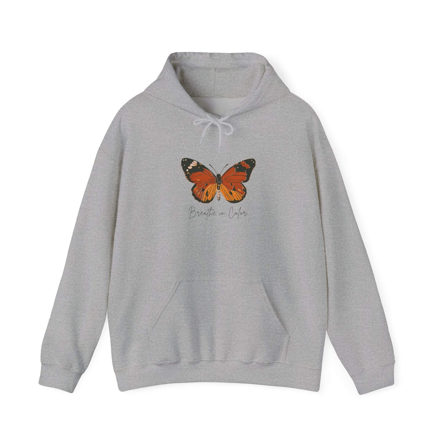 Breathe in Color Butterfly Logo Hoodies