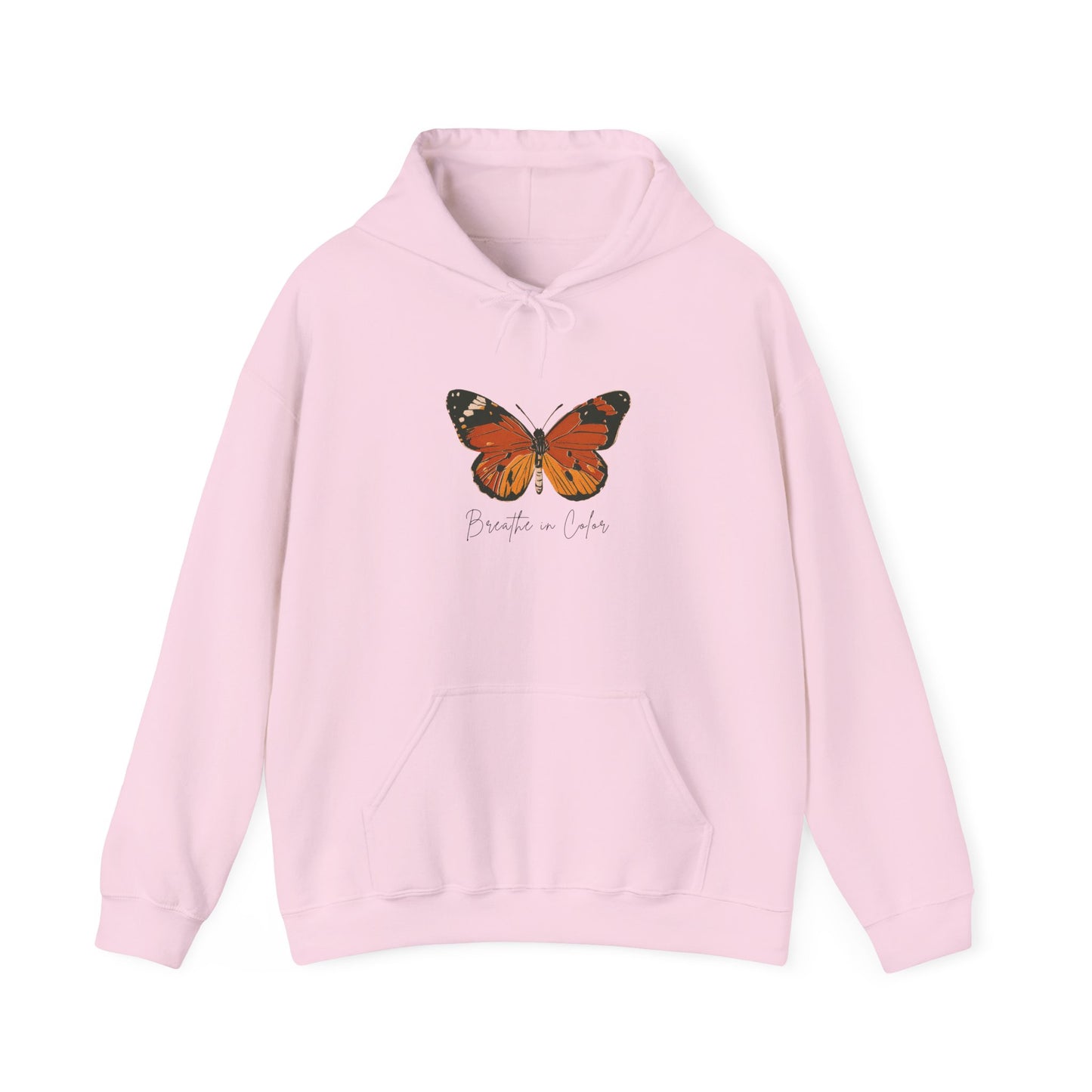 Breathe in Color Butterfly Logo Hoodies