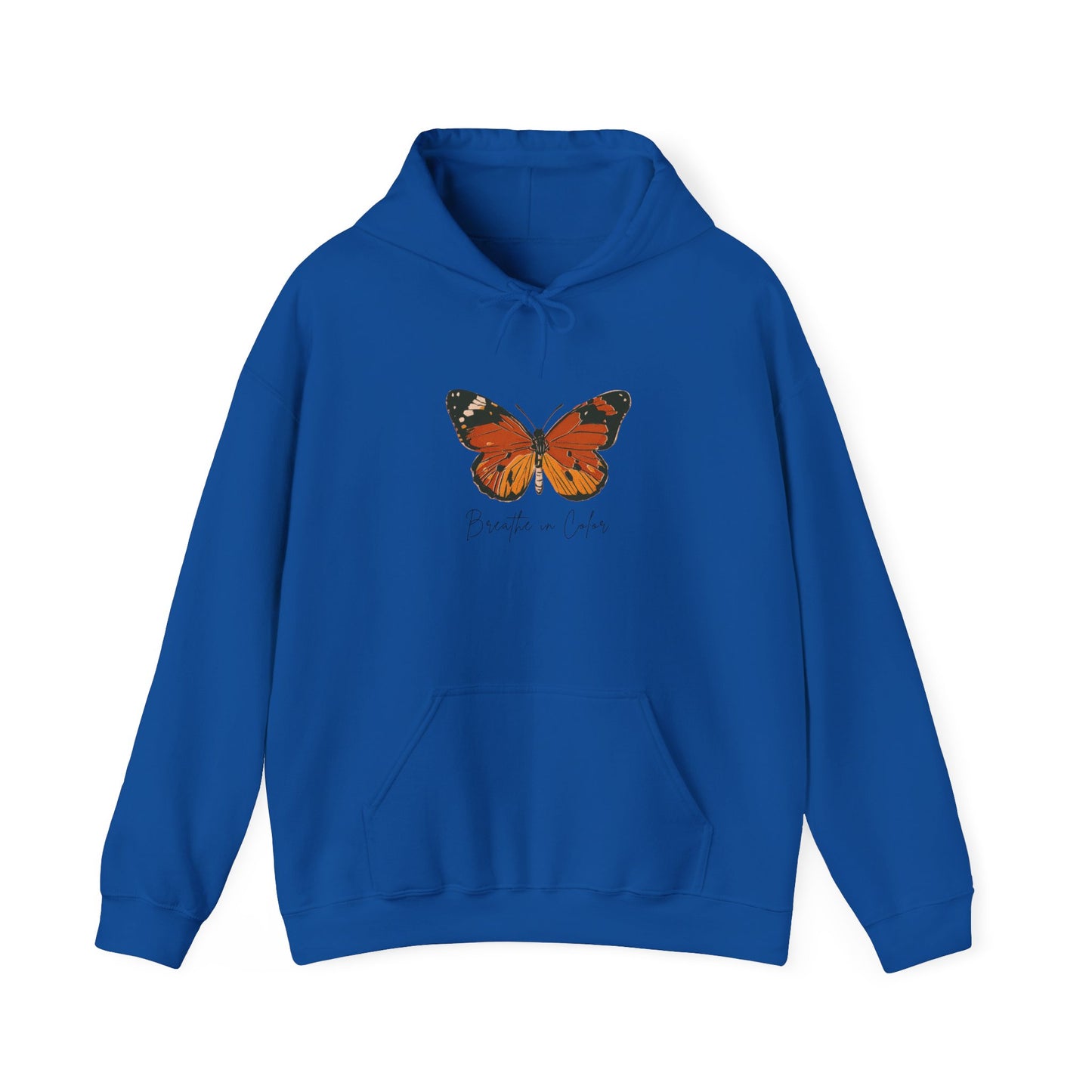 Breathe in Color Butterfly Logo Hoodies