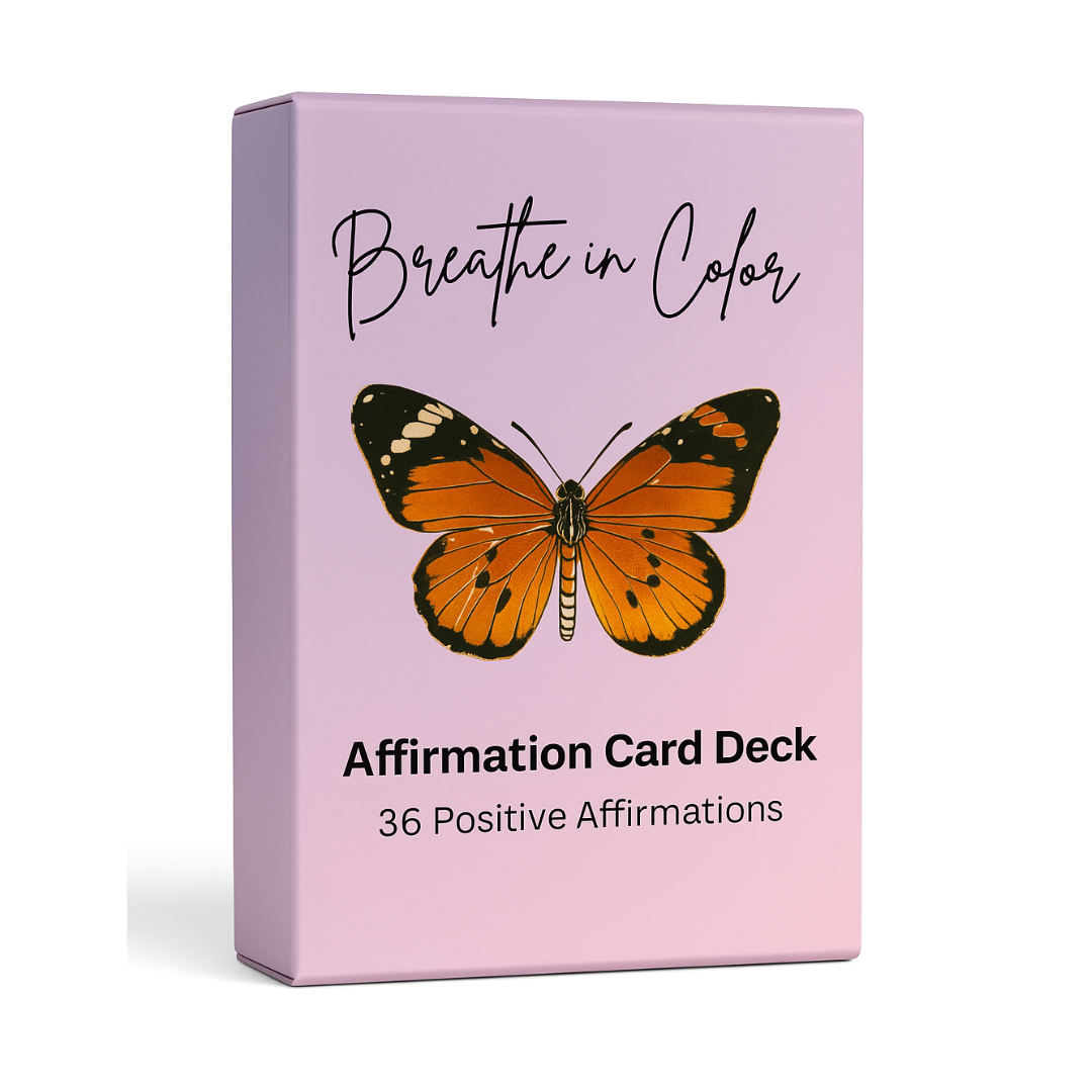 Breathe in Color Affirmation Cards – 35 Motivational Affirmations